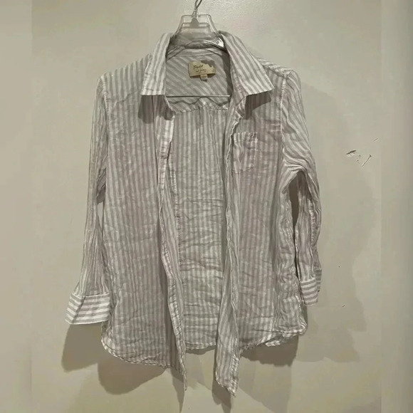 Elizabeth and James striped Cohen button shirt - Picture 5 of 5